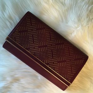 Burgundy Colour Evening/Night Clutch